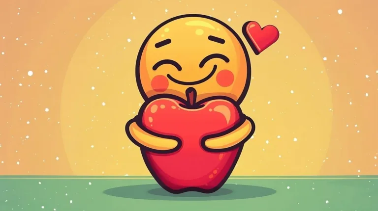 nuneybits Vector art of a smiley face emoji hugging an apple 667f7161 d563 422b a55e dc16a8f39189 transformed