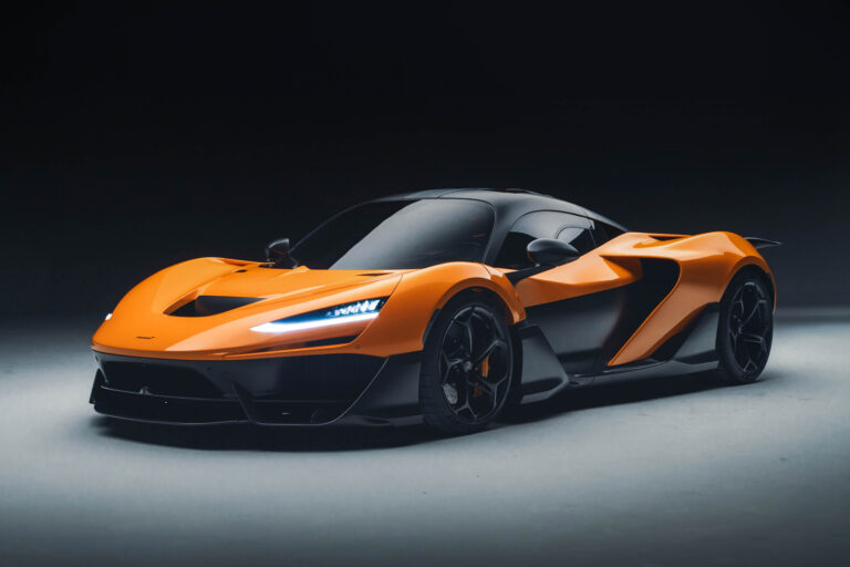 mclaren w1 revealed front lead