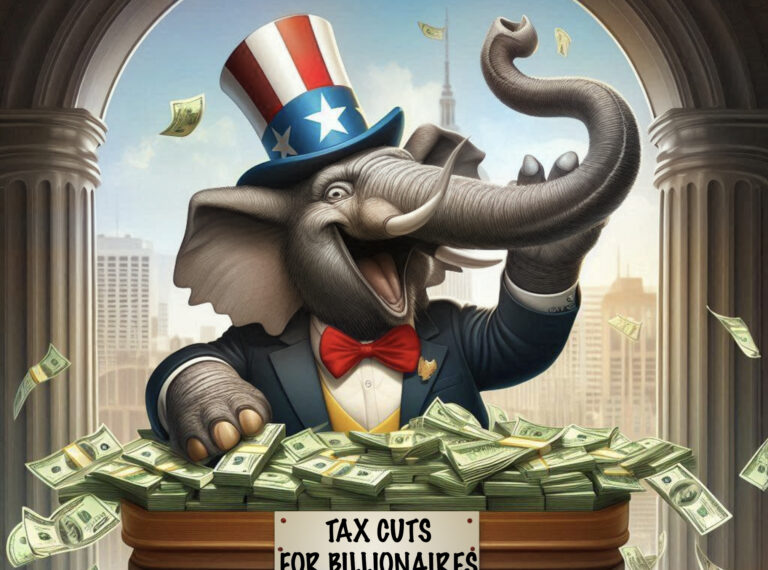 tax cuts for billionaires elephant